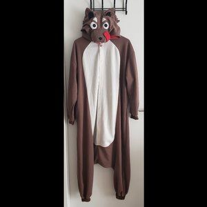 Wolf Pajamas/Halloween Costume (fit any men size)